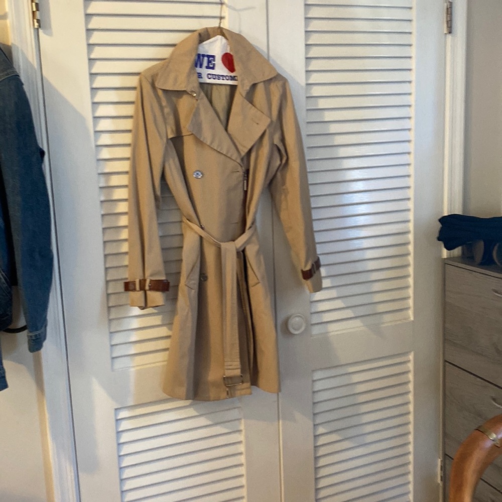 Michael Kors size medium tan trenchcoat